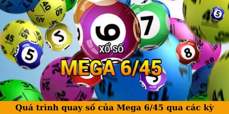 Quá trình quay số của Mega 6/45 qua các kỳ